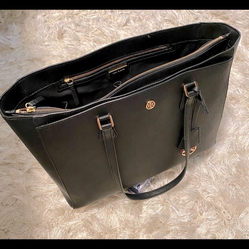 Tory Burch Robinson Tote - Black